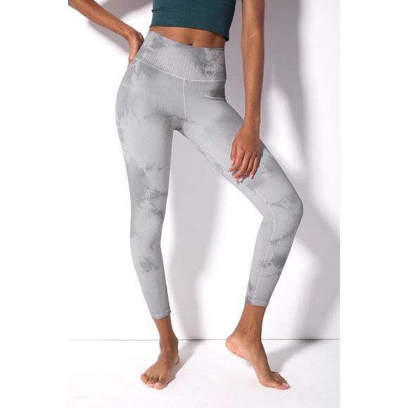Avocado Haze Renee Crop Rib Leggings in Tradewinds Haze - Picture 1 of 7